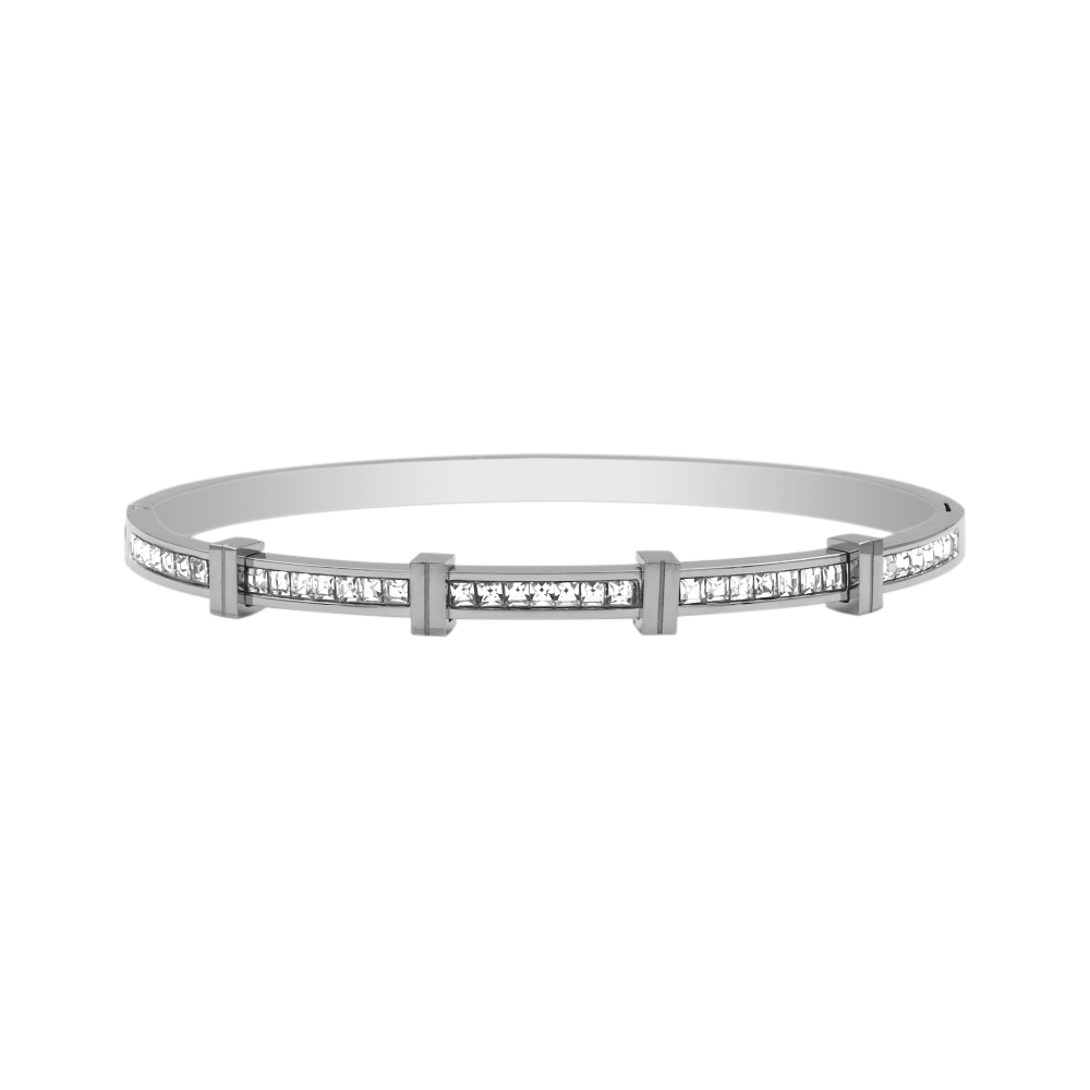 Léa Blanchet® | Element Baguette Bracelet-jonc doré 14K