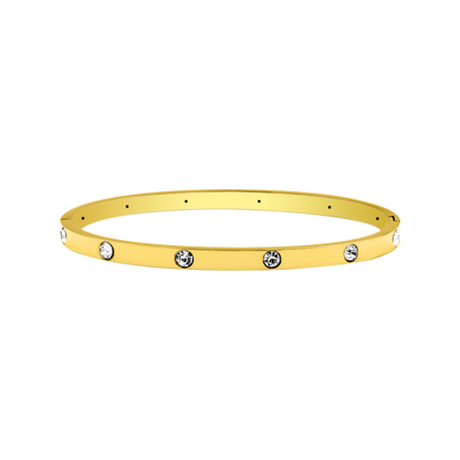 Léa Blanchet® | Element Thin Stone Amreif plaqué or 14 carats