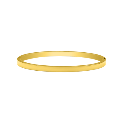 Léa Blanchet® | Element Gravure "Thin" Bracelet-jonc 14K plaqué or