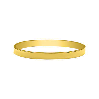 Léa Blanchet® | Element Gravure Bracelet-jonc plaqué or 14 carats