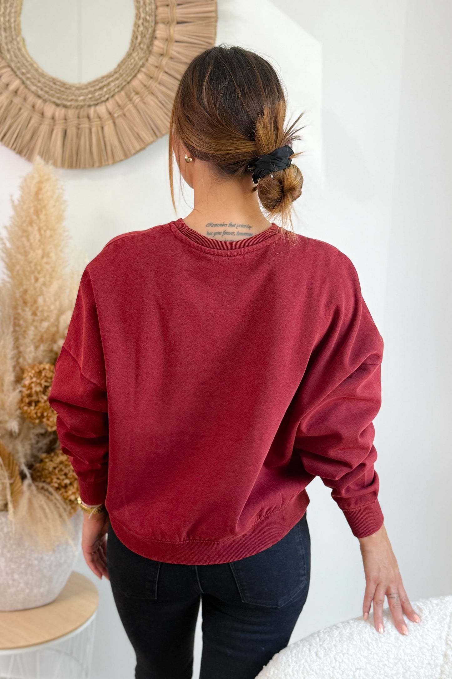 Sweat Linda Bordeaux Only