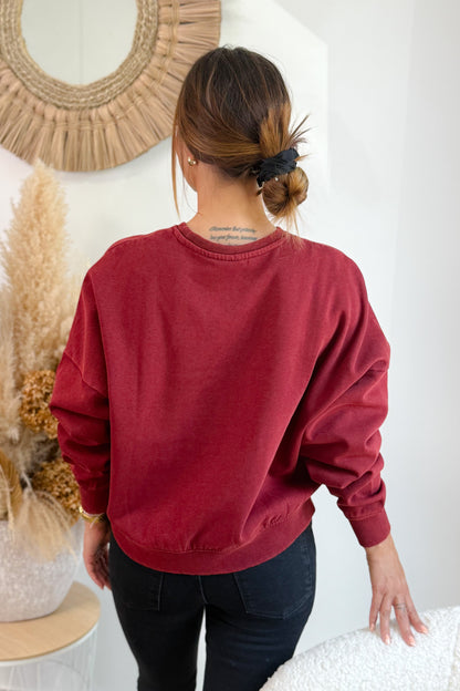 Sweat Linda Bordeaux Only