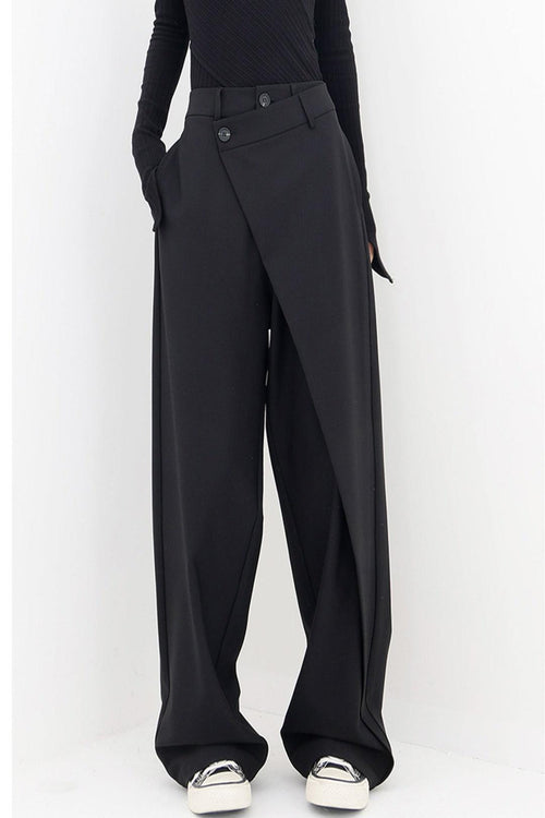 Pantalon asymétrique tendance pour femmes