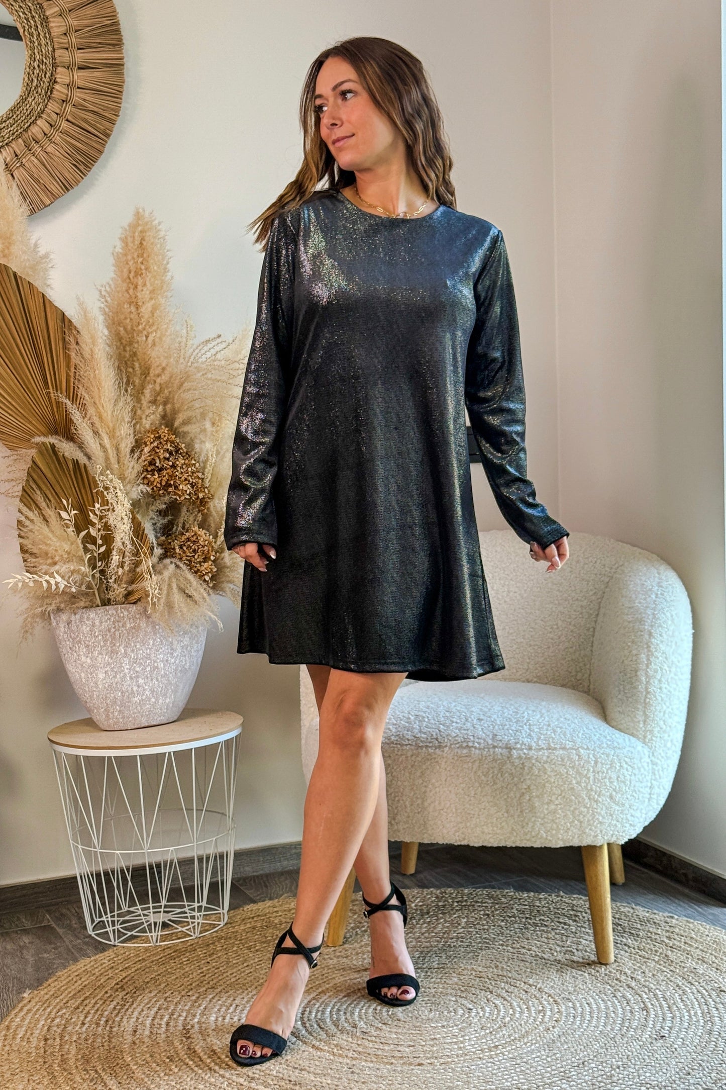 Robe Priscilla Velours Noir