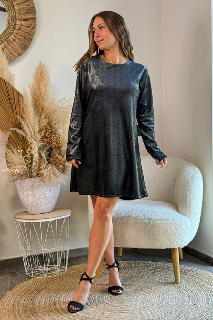 Robe Priscilla Velours Noir