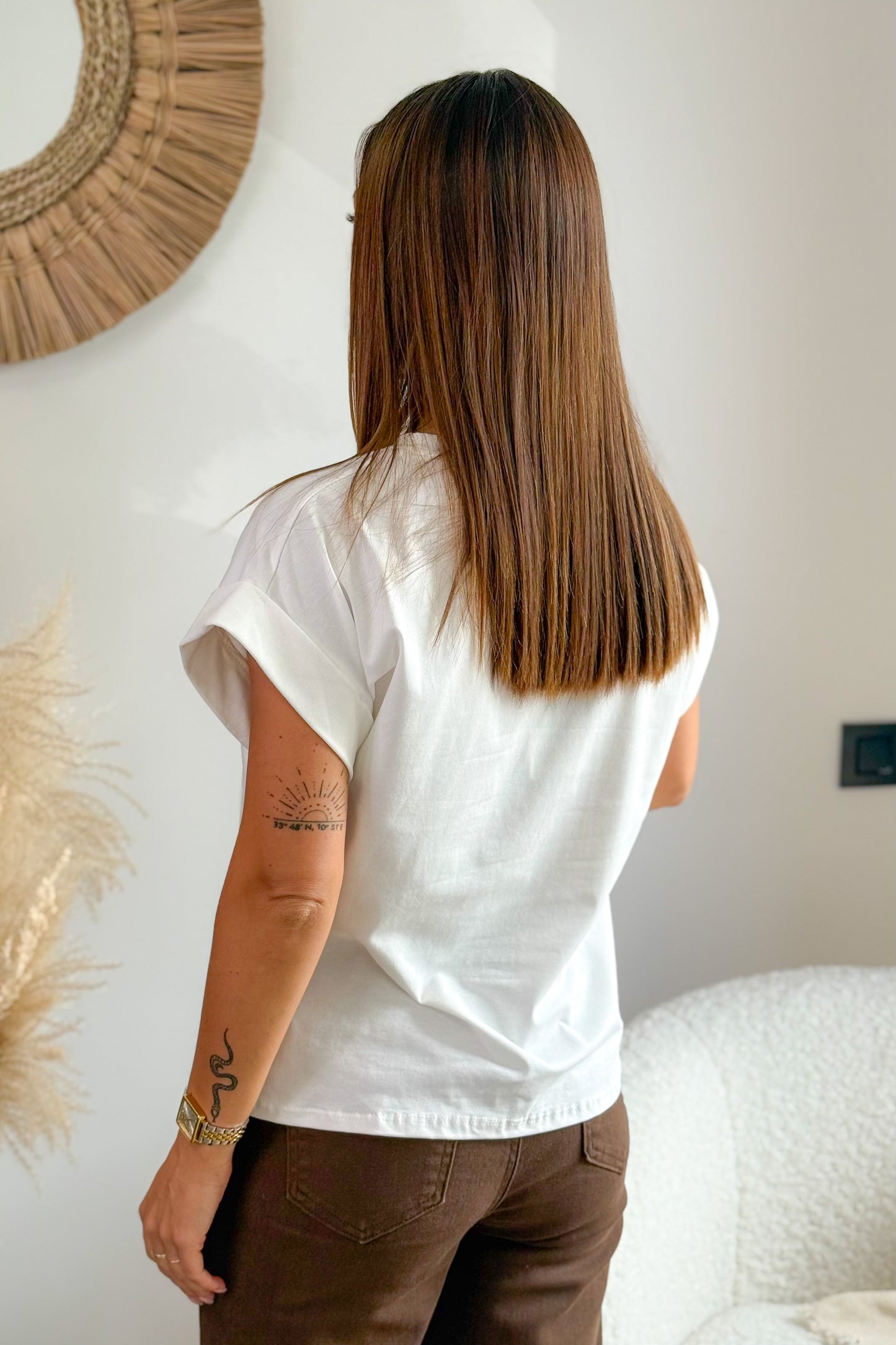 T-Shirt "Banana" Blanc