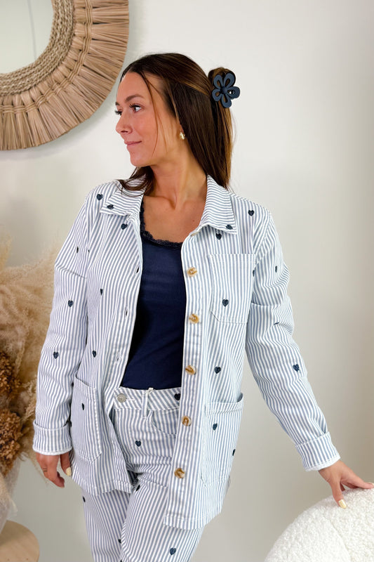 Veste En Jeans Nadia Bleu