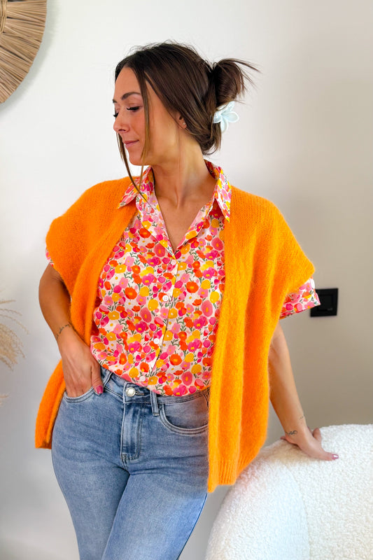 Gilet Bemena Sans Manches Orange