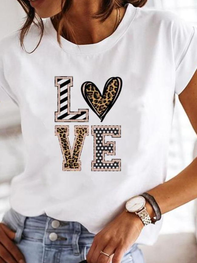 Océane Dubois® | T-shirt stylé aux motifs d'été extravagants
