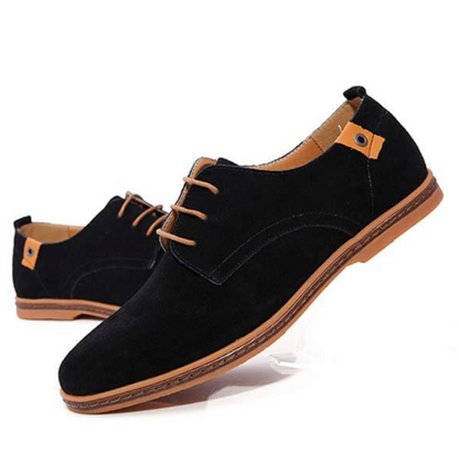 Chaussures en Daim à Lacets Élégantes pour Homme
