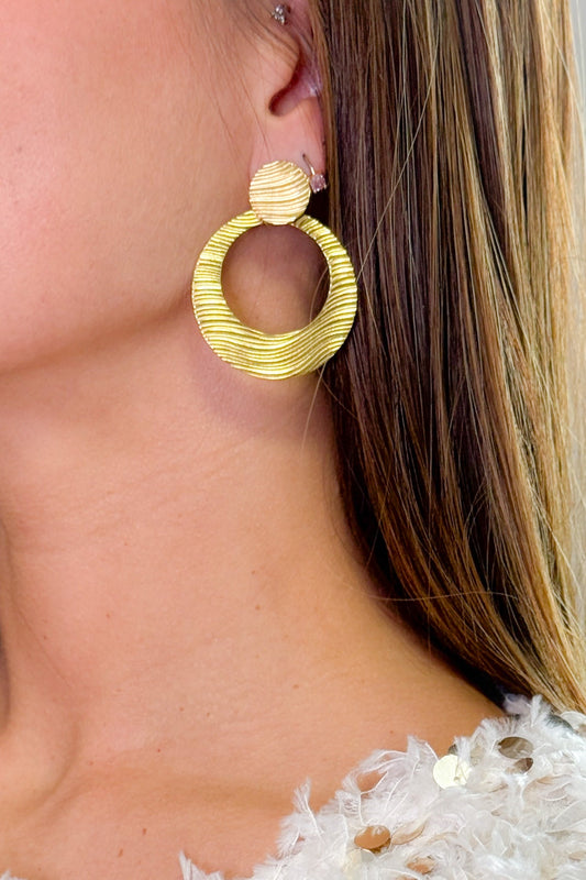Boucles d'oreille Cercles Doré