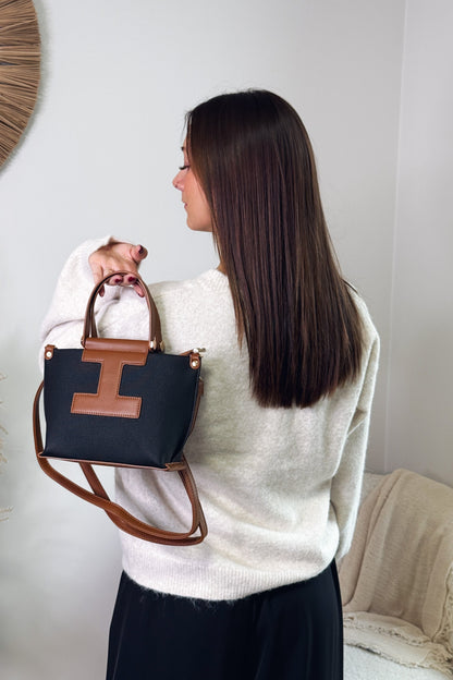 Sac Héméra Noir/Camel