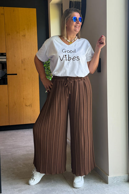 T-Shirt " Good Vibes" Choco GT (42/48)