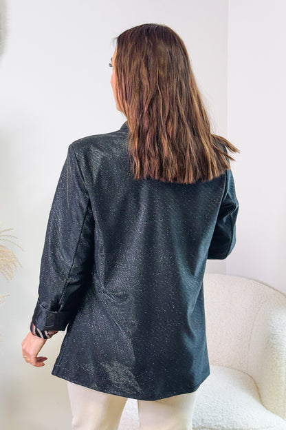 Blazer Priola Noir Pailleté