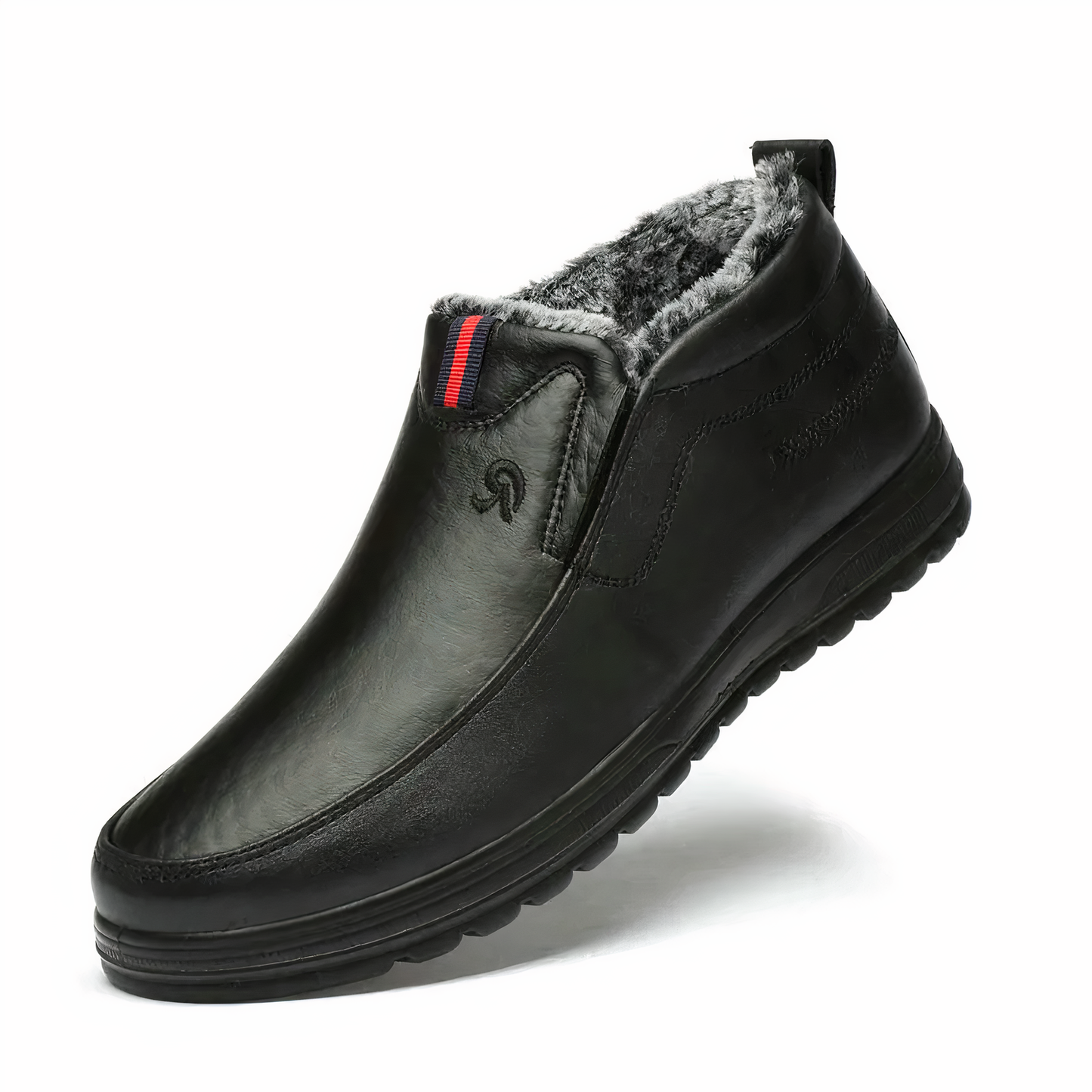 Chaussures en Cuir Hommes Doublées de Laine Tendance