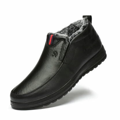 Chaussures en Cuir Hommes Doublées de Laine Tendance