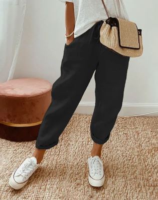 Pantalon en coton élégant