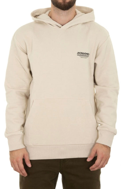 Sweat à capuche JJOlive Beige