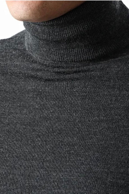 Sous pull Col Roulé Salvi Gris Anthracite