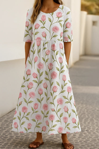 Aniya™ | Robe Maxi Décontractée Imprimée