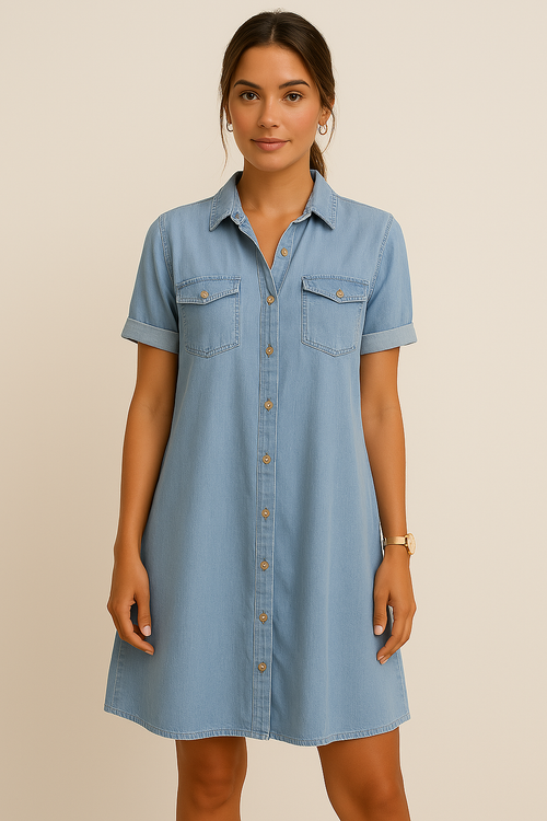 Briar™ | Robe en Jean Élégante