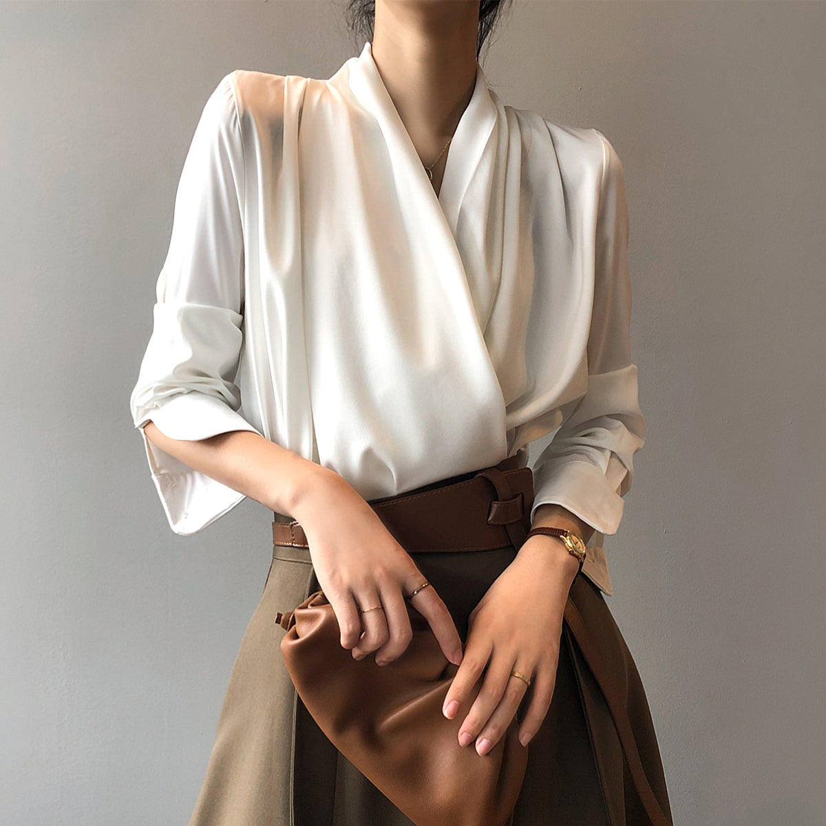 Océane Dubois® | Blouse en Satin