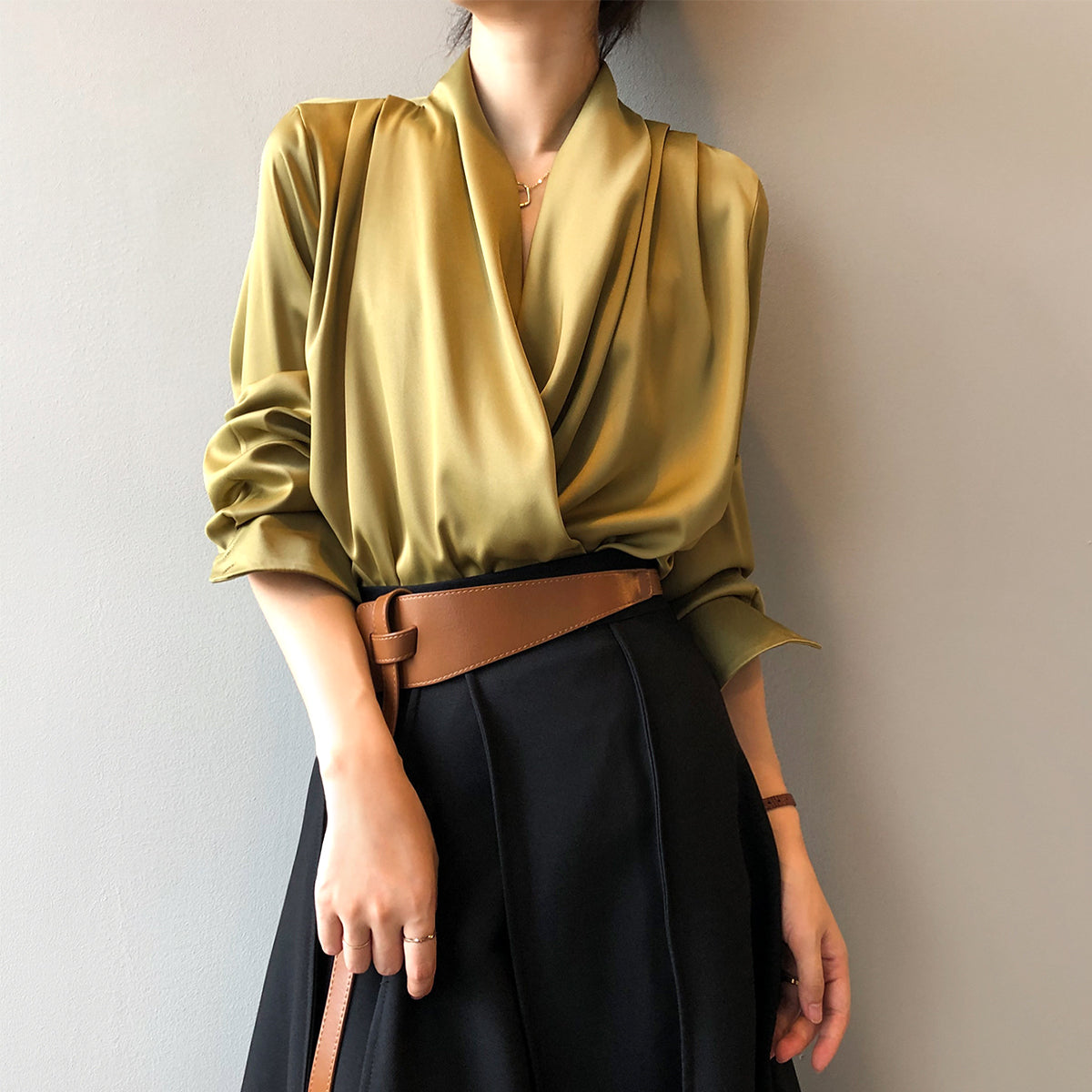 Océane Dubois® | Blouse en Satin