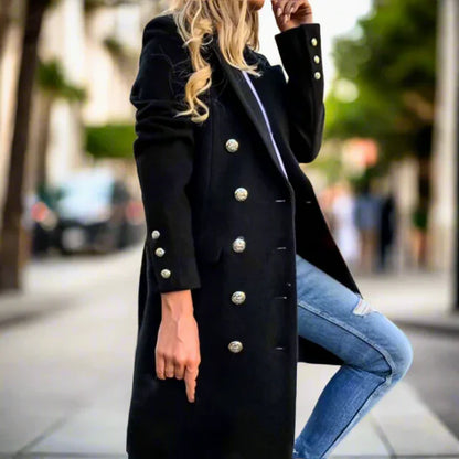 Barba™ | Manteau Élégant Croisé en coton