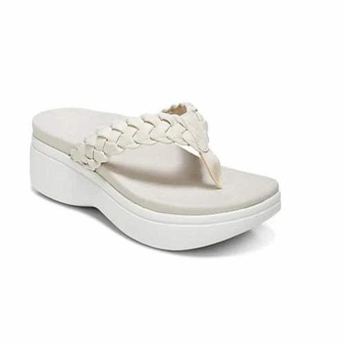Tongs à plateforme confortables et élégantes femmes