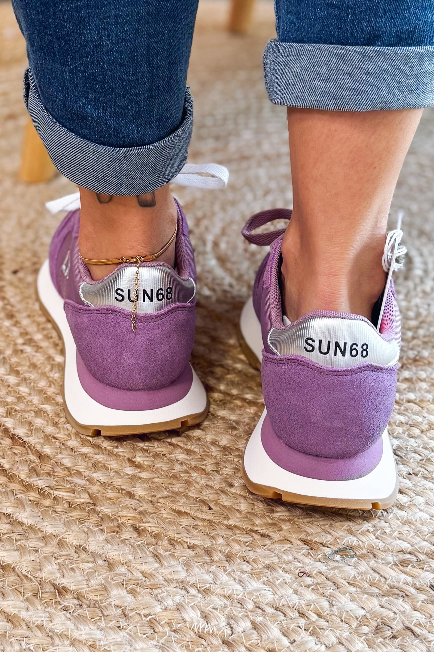 Baskets Sun68 Mauve