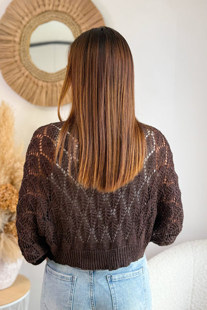 Gilet Marina Choco