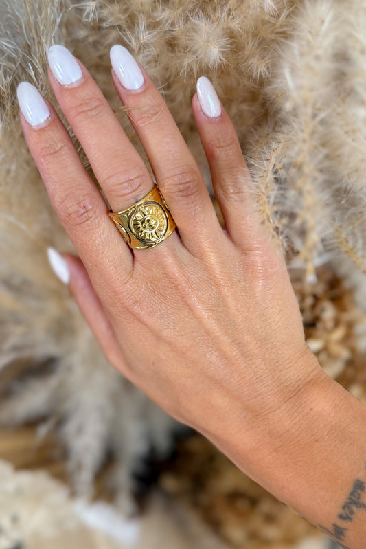 Bague Soleil doré