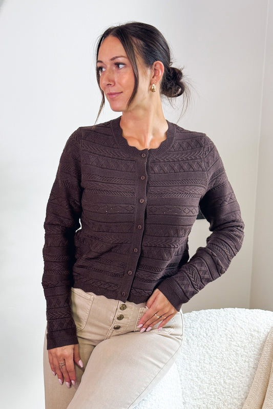 Gilet Blandie Choco