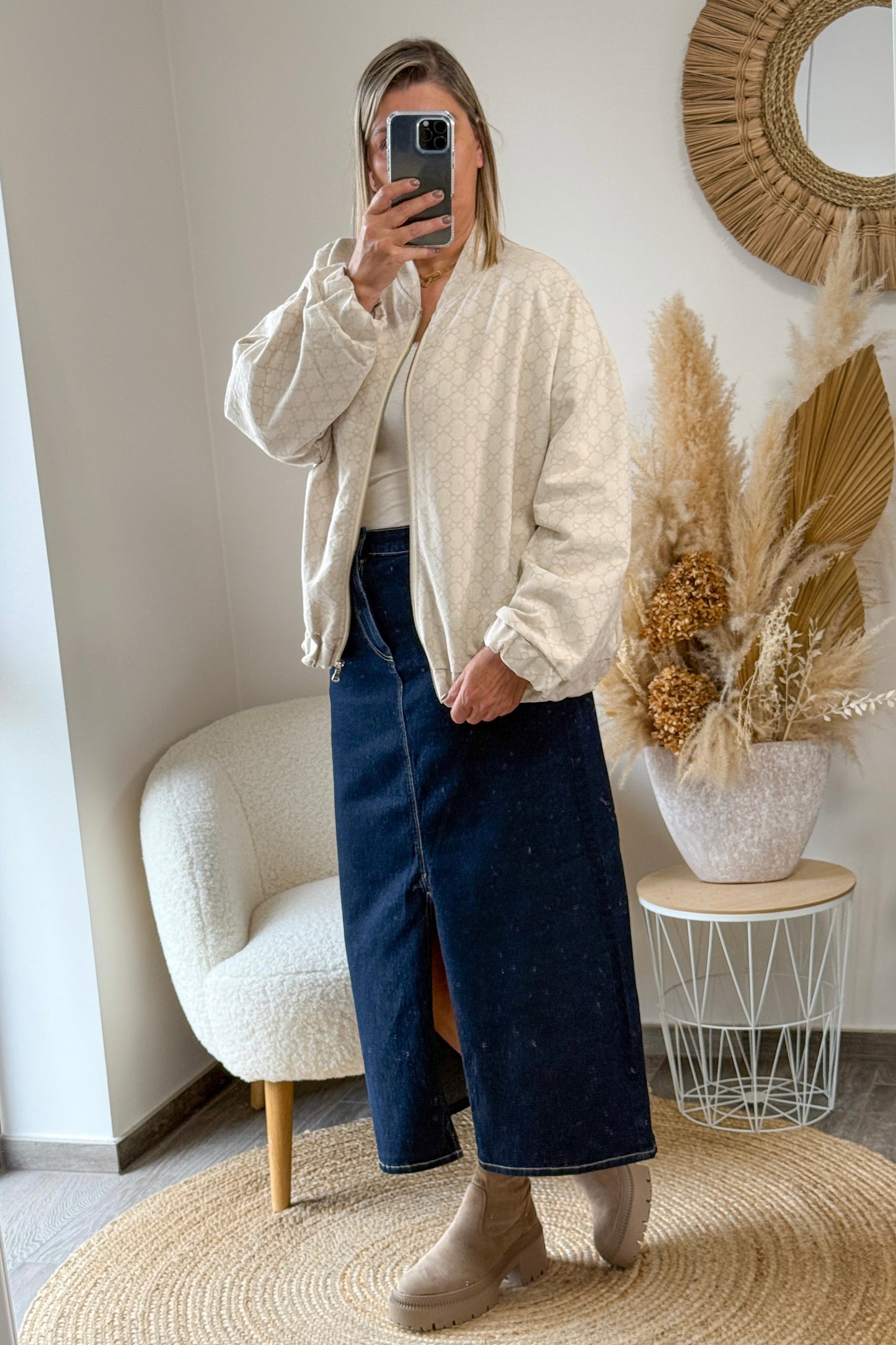 Veste Bombers Lola Beige GT (42/48)