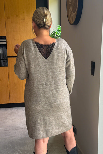 Robe Pull CarAdela Taupe Carmakoma