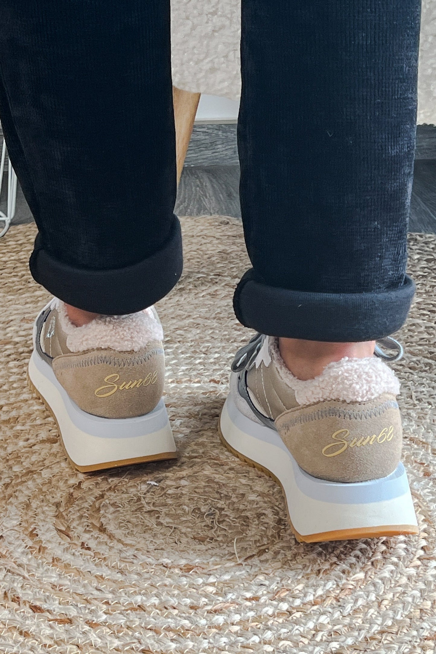 Basket Sun 68 Compensées Blanc