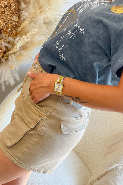 Short Sammy Cargo Camel