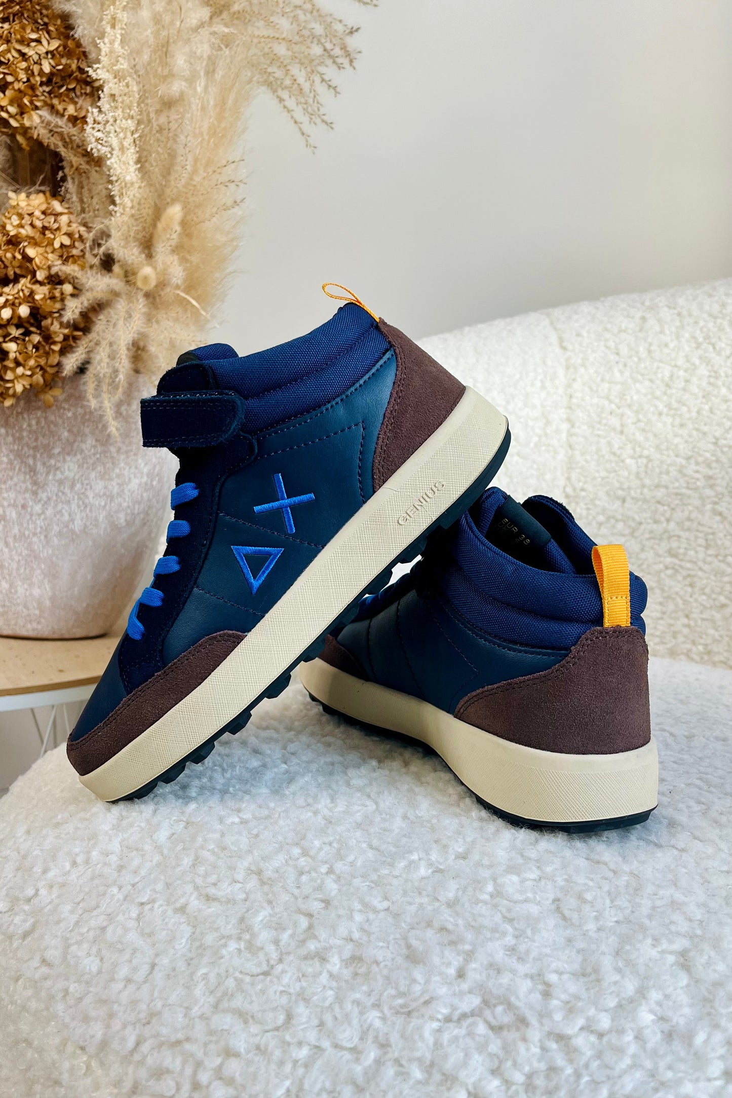 SUN 68 Genius (35-39) Bleu Marine/Choco
