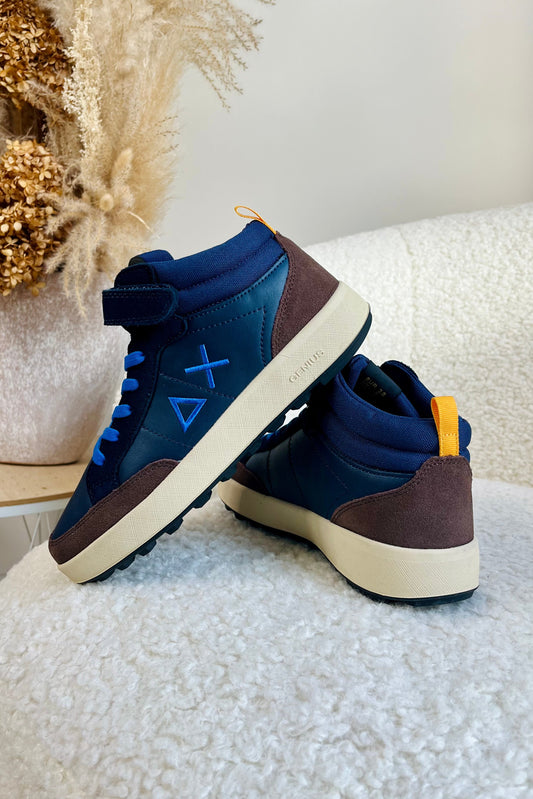 SUN 68 Genius (35-39) Bleu Marine/Choco