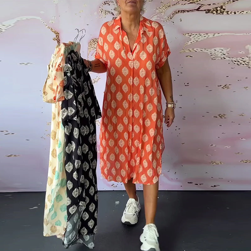 Abigail™ | Robe chemise d'Été Élégante et Confortable