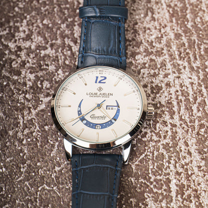 Montre élégante avec phases de lune
