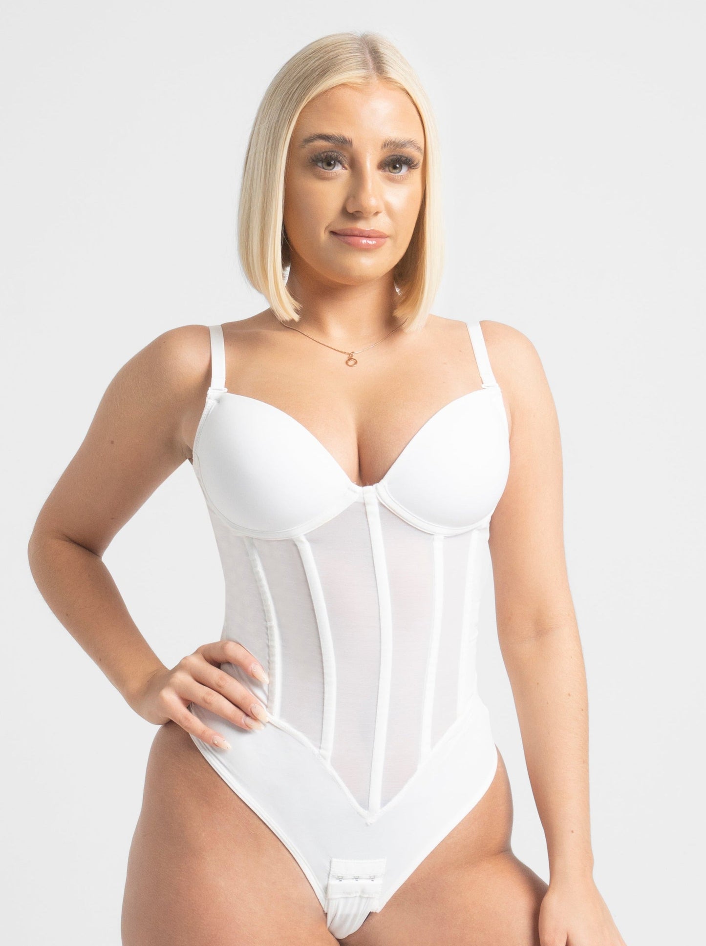 Amber - Shapewear Bodysuit met 5 stalen baleinen