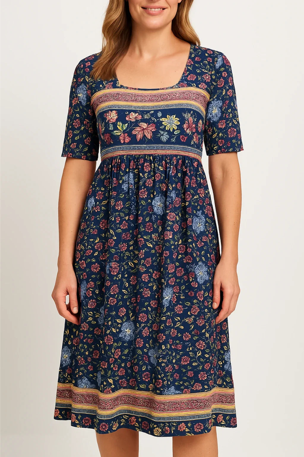 Courine™ | Robe Bohème Élégante à Imprimé Floral
