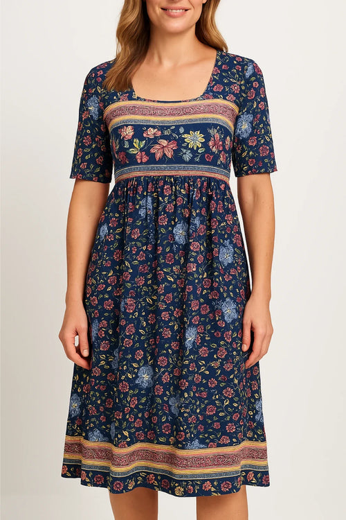 Courine™ | Robe Bohème Élégante à Imprimé Floral