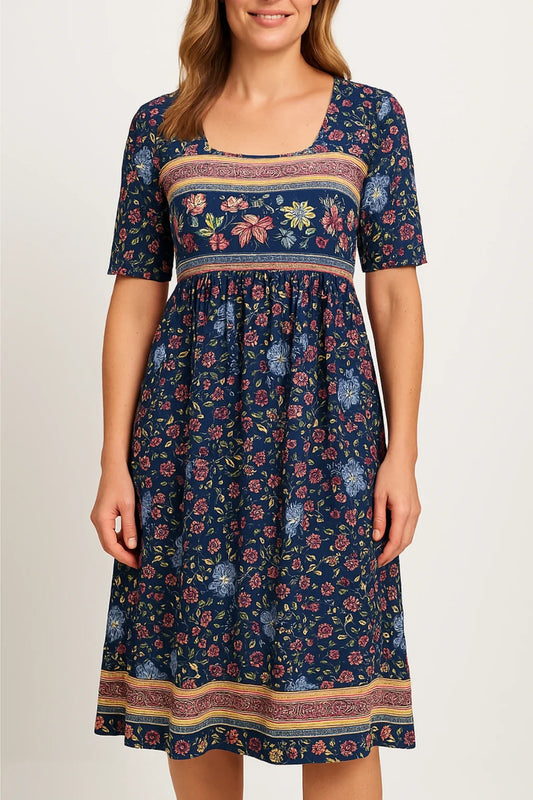 Courine™ | Robe Bohème Élégante à Imprimé Floral