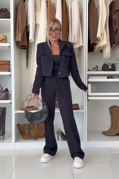 Ensemble veste et pantalon décontracté
