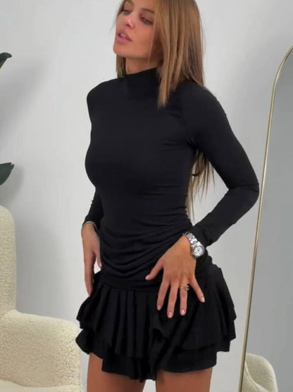 Robe Plissée Ajustée Courte & Sexy
