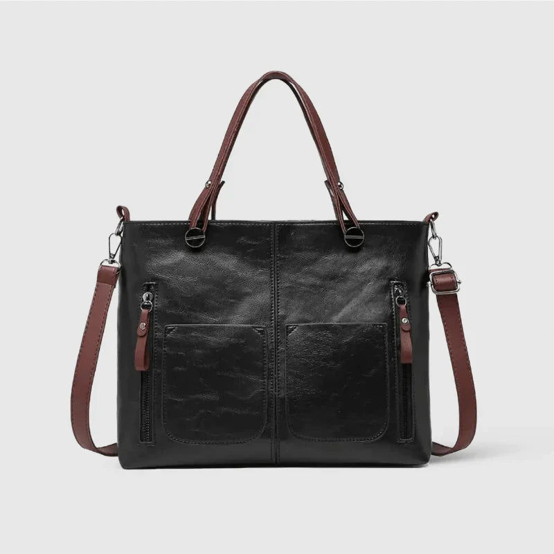 Sac Verona En Cuir Végétal Avec Plusieurs Compartiments