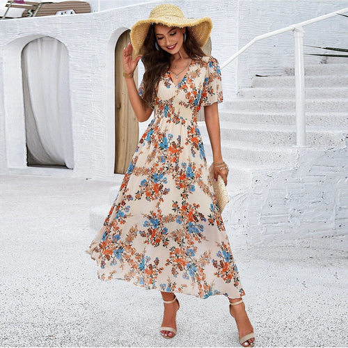 Pauline Laurent® | robe florale élégante pour l'été