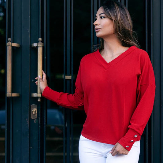 Chloe™ | Pull Col en V Élégant